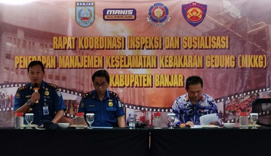 DPKP Banjar Antisipasi Risiko Kebakaran Gedung