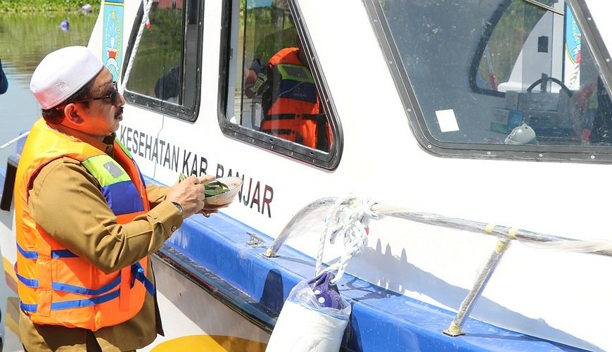 Tujuh Puskesmas di Kabupaten Banjar Kini Punya Ambulans Air