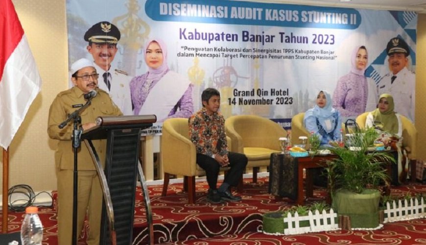 Kejar Target Angka Stunting 14 Persen pada 2024, TPPS Kabupaten Banjar Cari Cara Intervensi