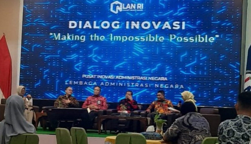 Bappedalitbang Banjar Ikuti Dialog Inovasi ‘Making Impossible Possible’ LAN RI