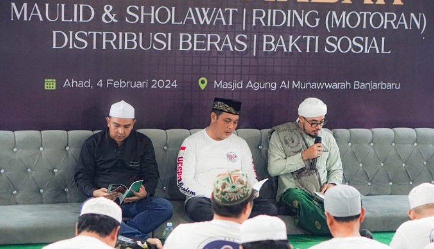Motoran Subuh dan Peringatan Isra Mi’raj di Masjid Agung Al Munawwarah Banjarbaru