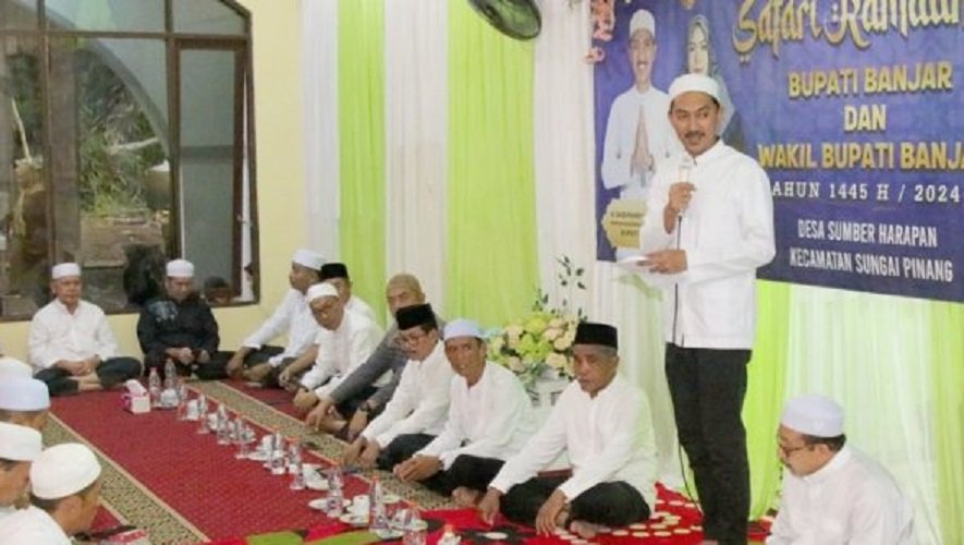 Safari Ramadhan Hari ke-11 di Sungai Pinang, Bupati: Alhamdulillah Sedikit Demi Sedikit Jalan Sudah Beraspal