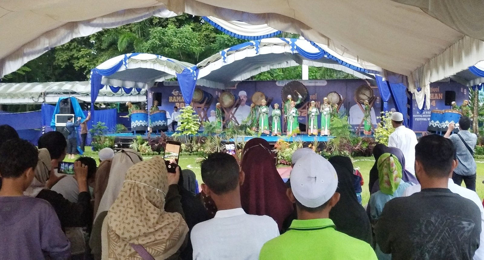 Pembukaan Festival Becatuk Dauh di Pasar Wadai Ramadhan Berlangsung Meriah