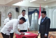 Saidan Fahmi Dilantik Sebagai Dirut PT Baramarta, Bupati Akui Lalai Awasi BUMD