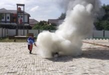 BPBD Latih Pegawai PN Paringin Padamkan Kebakaran