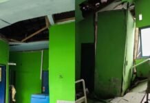 Bangunan UPTD Puskesmas Aluh Aluh Alami Keretakan dan Berpotensi Ambruk