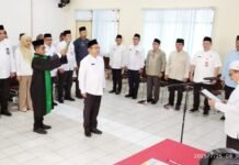 Sekda kabupaten Banjar Mokhamad Hilman Dilantik Sebagai Staf Ahli