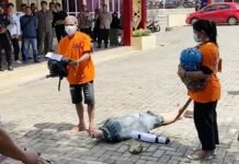 Rekonstruksi Kasus Mutilasi di Desa Paramasan Atas, 34 Reka Adegan Ditampilkan