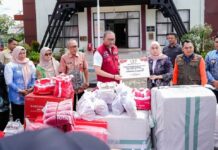Kemensos Salurkan Bantuan untuk Warga Terdampak Banjir di Banjarbaru