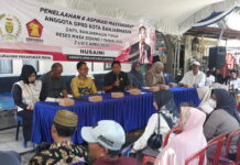 Husaini Terima Keluhan BPJS hingga Harga Sembako Saat Reses di Pekapuran Raya