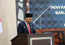 Tugas Pertama sebagai Plt Sekwan, Ashadi Bacakan Rekomendasi DPRD