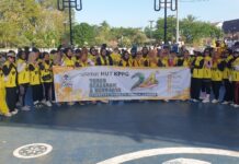 KPPG Banjarmasin Gelar Senam, Aksi Bersih Lingkungan dan Donor Darah di Siring Menara Pandang