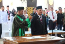 Wali Kota Resmi Lantik Ichrom Muftezar Jadi Sekda Kota Banjarmasin