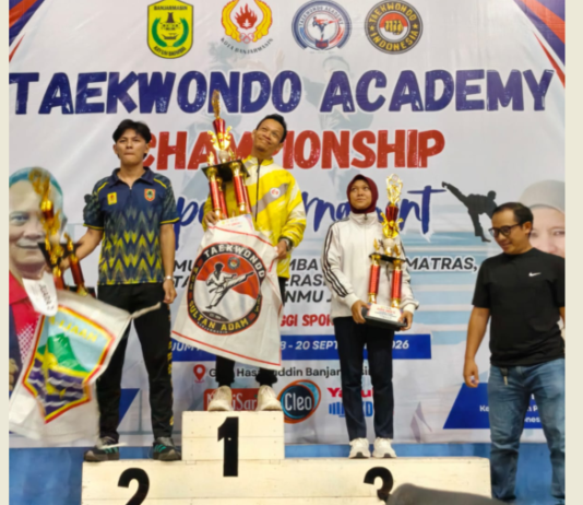 Dojang Sultan Adam Banjarmasin Raih Juara Umum Taekwondo Academy Championship 2026
