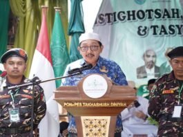 Pelantikan Pengurus Ranting NU di Beruntung Baru, Wabup: Mari Bersama-sama Majukan Kampung Kita