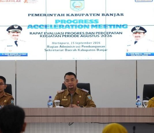 Progres Pembangunan Dievaluasi, Realiasi APBD 60,79 Persen Fisik 72,75 Persen