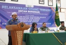 Sidang Terpadu Istbat Nikah di Aranio, Wabup: Upaya Mendekatkan Layanan Hukum dan Administrasi Kependudukan