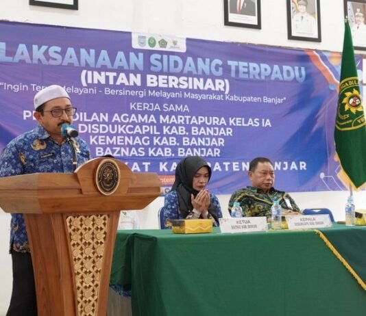 Sidang Terpadu Istbat Nikah di Aranio, Wabup: Upaya Mendekatkan Layanan Hukum dan Administrasi Kependudukan
