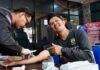 Dinkes Banjar Periksa Kesehatan dan ‘Doping’ Multivitamin Relawan Karhutla